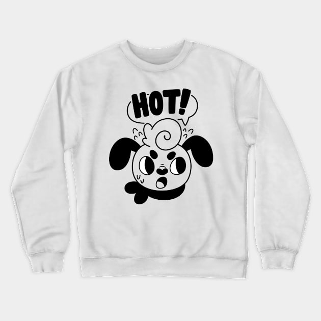 HOT! Dog Crewneck Sweatshirt by clairestamper